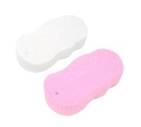 KANLVU 2 Pcs Magic Exfoliating Sponge & Body Scrubber, 3D Super Soft Magic Exfoliating Bath Sponge for Remover Dead Skin Men and Women(D)