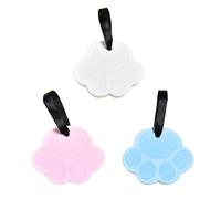 KANLVU 3 Pcs Magic Exfoliating Bath Sponge, Cat's Paw Shape 3D Super Soft Body Scrubber Deep Cleansing Exfoliating Sponge for Smoothing Elbows, Knees, and Feet