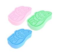 KANLVU 3 Pcs Magic Exfoliating Sponge for Body & Face, Exfoliating Bath Sponge for Sensitive Skin, Versatile Back Rubbing Magic Exfoliating Body Scrubber(A)