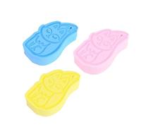 KANLVU 3 Pcs Magic Exfoliating Sponge for Body & Face, Exfoliating Bath Sponge for Sensitive Skin, Versatile Back Rubbing Magic Exfoliating Body Scrubber(B)