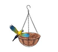 KANLVU Bird Feeder for Outdoors Hanging Design, Hemisphere Coconut Large Capacity Ideal for Attracting Cardinals, Sparrows & Finches