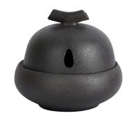 KANLVU Ceramic Garlic Keeper with Lid, Durable Garlic Holder, Keeps Garlic Cloves Fresh, Garlic Jar for Countertop or Pantry Storage