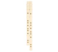 KANLVU Double Blow Bamboo Flute Recorder Instrument for Kids Adults, Soprano Recorder German Fingering Beginner Harp Flute for Music Classes Home Practice(G key/F key)