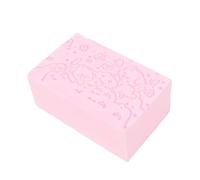 KANLVU Exfoliating Bath Sponge 3D Super Soft Magic Exfoliating Body Scrubber Reusable Remover Dead Skin Exfoliating Sponge for Adults Children and Pregnant Women(Pink)