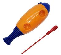 KANLVU Guiro Instrument Plastic Latin Percussion Instrument with Scraper, Fish Shape Frog Instrument Professional Band Accompaniment Sand Hammer