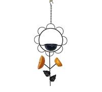 KANLVU Hanging Bird Feeder for Garden Metal Fruit and Seed Basket Design, Durable & Weather-Resistant, Ideal for Outdoors Attracting Birds with Fresh Fruits(A)
