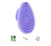 KANLVU Manual Meridian Pressure Brush Cellulite Massage Tool Meridian Brush for Beauty Salon Fatigue Relief Body Relaxation Spa Oil Massage Comb(Purple,Magnet-4pcs)