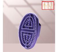 KANLVU Manual Meridian Pressure Brush Whole Body Relaxation Massage Brush for Belly Fat Body Brushes Hair Scalp Shower Meridian Brush(Purple,1pcs)