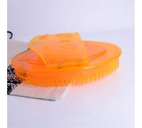 KANLVU Meridian Pressure Brush Body Scraping Handheld Cellulite Massage Tool Meridian Brush for Body Relaxation and Oil Massage Comb(Orange,1pcs)