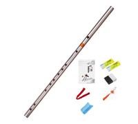 KANLVU Recorder Instrument Kit Stainless Steel Soprano Recorder Flute with Instructional Book Bag, for Beginners, Kids Adults, School Student(F key)