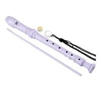 KANLVU Soprano Recorder Instrument with Case German Style 8 Holes 6 Holes Recorder Flute for Beginners, Students Music Enthusiasts, Includes Cleaning Rod Harp Flute(Purple,6 holes)