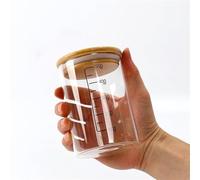 KANLVU Sourdough Jar Glass Jar with Bamboo Lid Sourdough Starter Jar for Bread Starter, Feeding & Storage Sour Dough Starter Jars Reusable Sourdough Bread Baking(500ml)