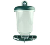 KANLVU Window Bird Feeders with Strong Suction Cups Transparent Plastic Clear Decorative Design with Seed Tray Wild Bird Watching for Garden, Yard