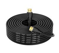 kanmis 4K HDMI Cable 20ft, High Speed Hdmi 2.0 Cables &4K@60Hz 2K 1080P, Ultra High Speed Gold Plated Connectors hdmi Cord, Compatible with PlayStation Arc PS3 PS4 PC HDTV