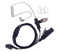 KANMIT Earpiece for Motorola Vertex Standard Radio VX-261 EVX-261 VX-231 EVX-531 EVX-534 VX-180 VX-298 VX-350 VX-351 with One Pair Medium Earmolds Covert Acoustic Tube Headset and PTT mic