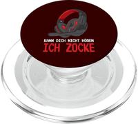 Kann dich nicht hören, ich gamer headset PopSockets PopGrip for MagSafe
