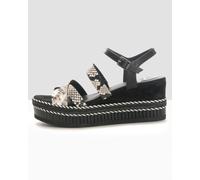 Kanna Grisel Womens Sandals - Black - Black - UK5 EU38 US7