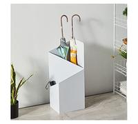 KANNORE Umbrella Holder with Drip Tray Umbrella Stands Modern Simplicity Home Double Layer Umbrella Organizer for Hallway, Office, Porchand Door Entrances(Color:White)