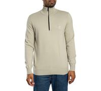 BOSS Kanobix Half Zip Sweater Ecru Off-White Beige size XXL