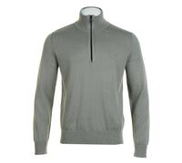 Kanobix Knitted Quarter Zip 076 Open Grey, Medium