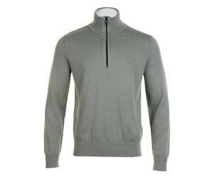 Kanobix Knitted Quarter Zip 076 Open Grey, XXXL