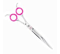 Kanpeki Curved Pink 7.5" Left-Handed Scissors