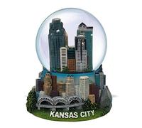 Kansas 3D Snow Globe Water Globe Souvenir Ornament for Home car Gift for Women Kids Girls Mon Granddaughter 3 ½” T