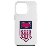 Kansas Baseball Shield Stars and Stripes State Graphic Case for iPhone 13 Pro