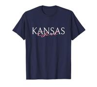 Kansas Girl Classy Minimalist Aesthetic KS Girls T-Shirt