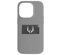 Kansas KS Deer Hunting Shed Antlers Design Case for iPhone 14 Pro
