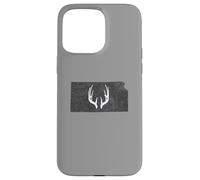 Kansas KS Deer Hunting Shed Antlers Design Case for iPhone 15 Pro Max