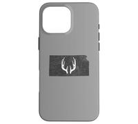Kansas KS Deer Hunting Shed Antlers Design Case for iPhone 16 Pro Max