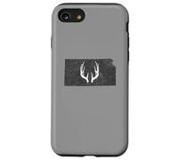 Kansas KS Deer Hunting Shed Antlers Design Case for iPhone SE (2020) / 7/8