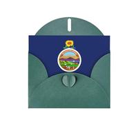 Kansas State Flag print Greeting Cards - Thank-You Cards Party Invitation Cards for Festive Celebrations