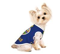Kansas State Flag Print Lightweight Dog Vest, Cat Sleeveless Shirt, Breathable Mesh Design for Summer Walking and Play