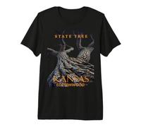 Kansas Territory Tree The Cottonwood Premium T-Shirt