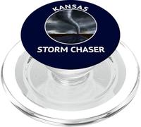 Kansas Weather Storm Tornado Hurricane Chaser Men Women PopSockets PopGrip for MagSafe