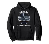 Kansas Weather Storm Tornado Hurricane Chaser Men Women Pullover Hoodie