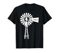 Kansas Windmill, Vintage, Old Fashioned, Farm T-Shirt