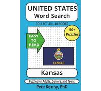 Kansas Word Search Puzzle Book: Word Search book about Kentucky America’s Bluegrass State. 6x9 inches, easy to read print…Great gift for all ages (The ... America Word Search Puzzle Books Collection)