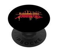 KansasCity Skyline Graffiti Drip Urban Art Design PopSockets Adhesive PopGrip