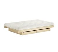 Kanso Bed Frame With 2 Drawers 90x200 Raw
