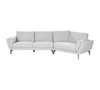 Beliani 3 Seater Fabric Sofa Light Grey Kansseli, Grey