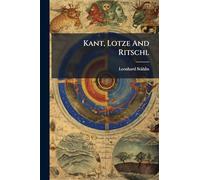 Kant, Lotze And Ritschl