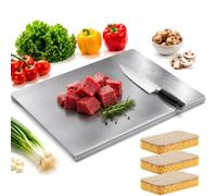 Kant Stainless Steel Chopping Board, Zero-Pore Surface, Anti Slip，40 * 60cm