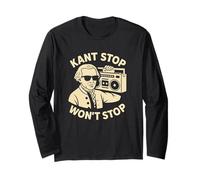 Kant Stop Won’t Stop Philosophy Humor Long Sleeve T-Shirt