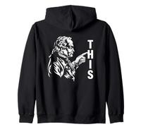 Kant Touch This Funny Philosophy Pun Gift for Philosophers Zip Hoodie