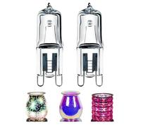 Kanta 40W G9 220V Halogen Bulb Bulbs Touch Aroma Lamp Lamps Electric Oil Burner - Pack of 2 - Warm White