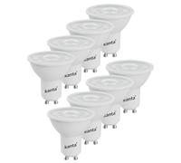 kanta GU10 LED Bulbs, 3.6W Equivalent to 50W Bulb, 345 Lumens, Non-Dimmable, Ceiling Kitchen Bathroom Lights (8, Daylight 6500K)