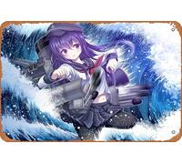 Kantai Collection, Akatsuki Anime Poster Home Wall Art Decoration Retro Metal Tin Sign 8x12 inch